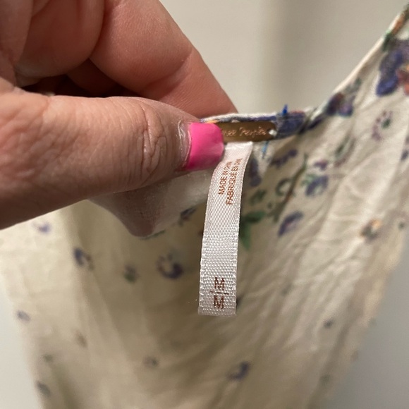 Free people intimately floral top sz med - Picture 3 of 3